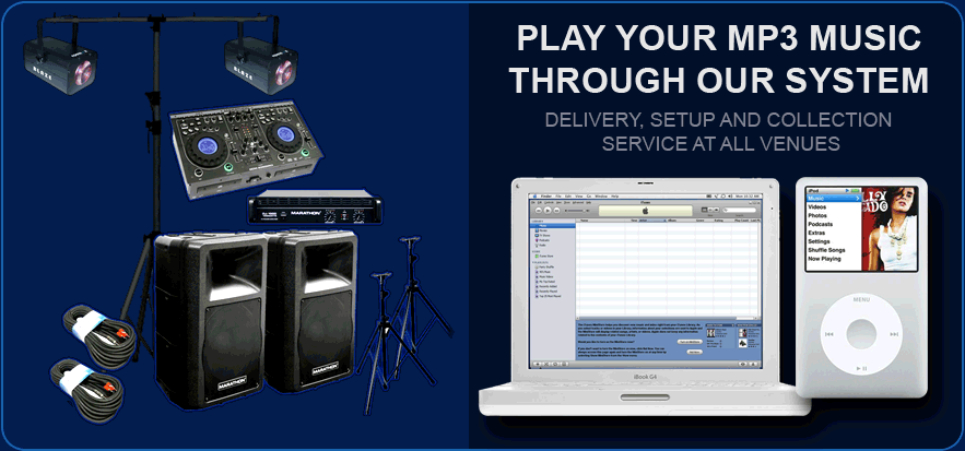 diy - do it yourself disco hire packages for parties and events