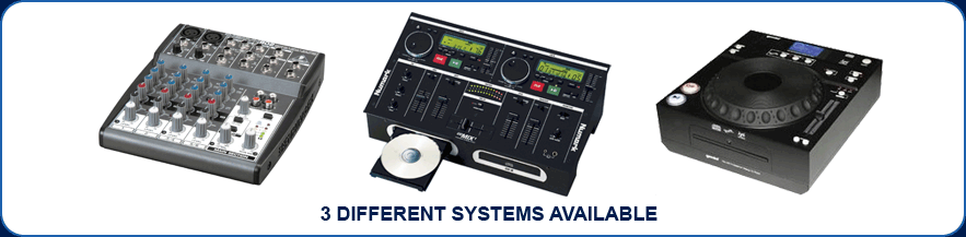 hire out dj mixers ipods and cdjs for a party