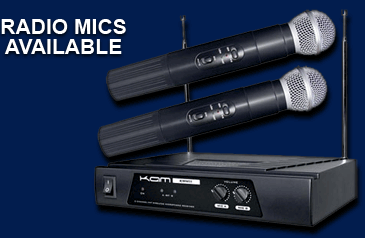 Hire a portable radio mic from supplier Norwich
